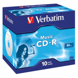Verbatim Music CD-R 80 minuten voor audio